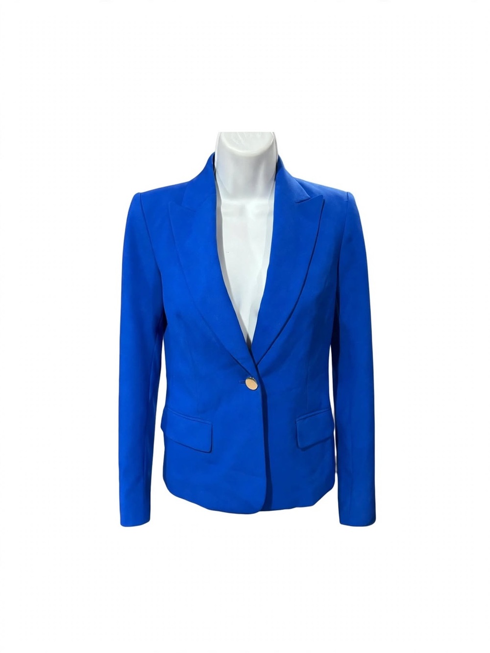 NWT Calvin Klein Royal Blue Single-Button Blazer